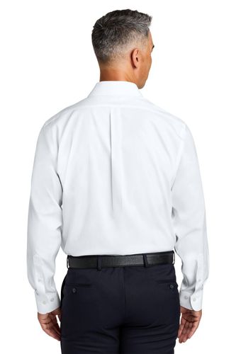 Brooks Brothers Wrinkle-Free Stretch Pinpoint Spread Collar Shirt BB18012 image thumbnail