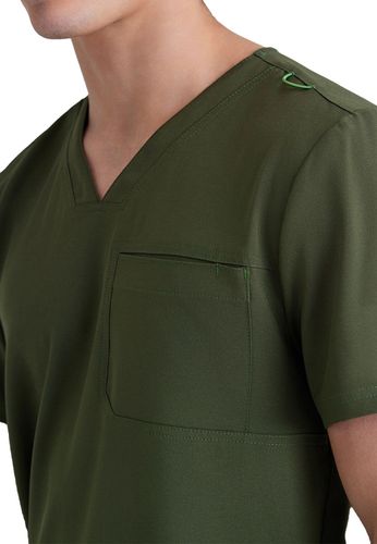 Grey's Anatomy - Men's 1-Pocket V-Neck Journey Scrub Top image thumbnail