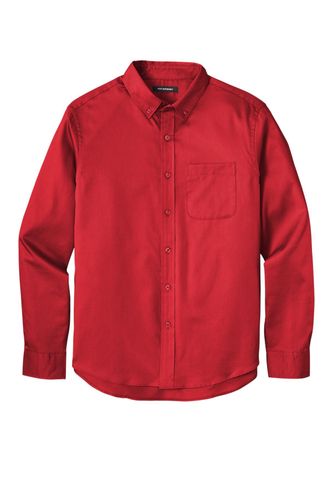 Port Authority Long Sleeve SuperPro Twill Shirt. W808 image thumbnail