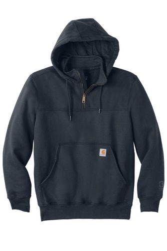 Carhartt Rain Defender Paxton Heavyweight Hooded Zip Mock Sweatshirt image thumbnail
