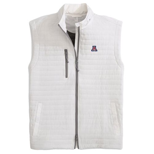 Men’s Johnnie-O University of Arizona Crosswind Quilted Performance Vest  image thumbnail