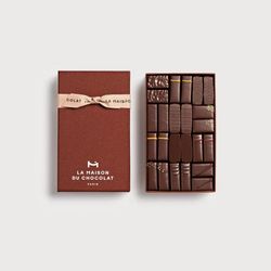 Image of La Maison du Chocolat Dark Chocolate Gift Box – 24pcs