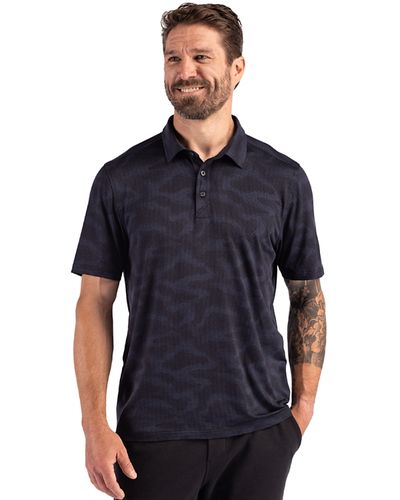Cutter & Buck Coastline Recycled Double Peached Camo Print Mens Polo MCK01359.444  image thumbnail