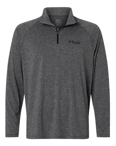 Men's Airweight Heather Quarter-Zip Pullover image thumbnail