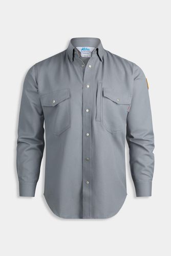 Aloha 5.3 oz. CAT2 Inherent FR RipStop Short Vented Back Snap Collar Shirt w/ Zipper Pocket Copy (1) image thumbnail