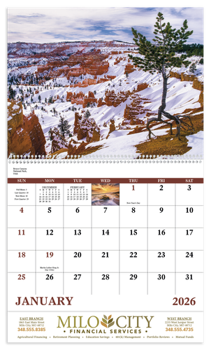 Good Value™ Landscapes of America - Spiral Calendar 7001 Copy (2) image thumbnail