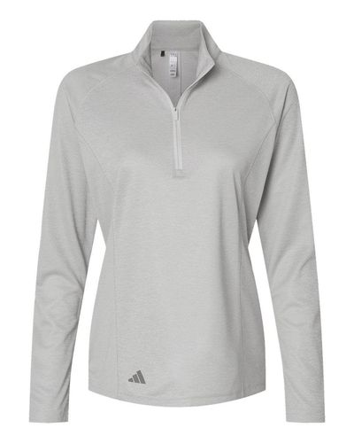 Women's Space Dyed Quarter-Zip Pullover - A594 image thumbnail