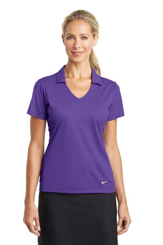 Nike Women's Dri-FIT Vertical Mesh Polo image thumbnail