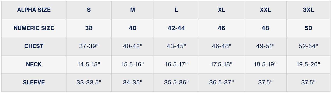 size charts