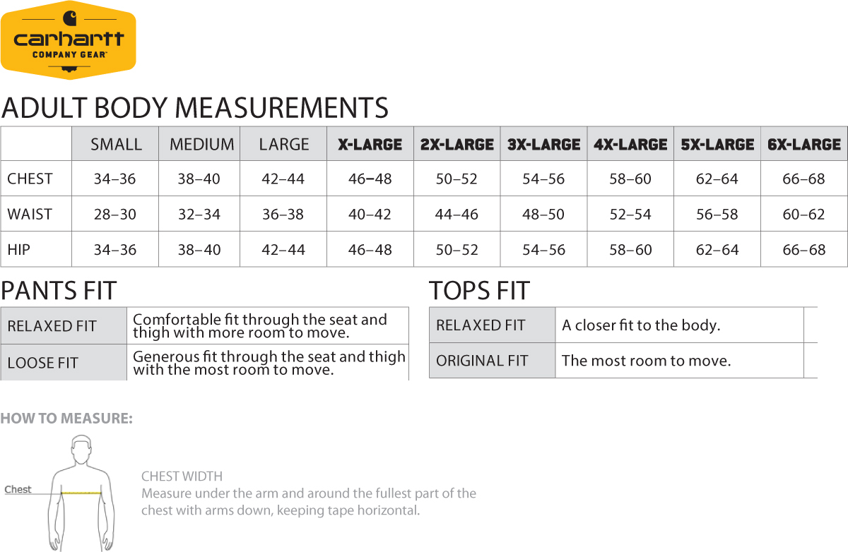 Walbec Color Chart size charts