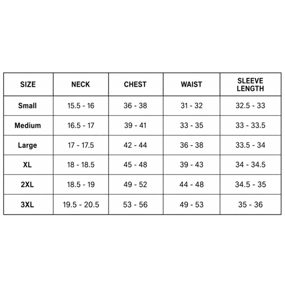 size charts