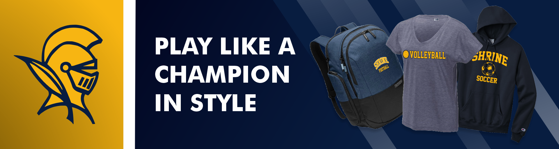 Shrine Gear Home Banner: Play Like a Champion In Style