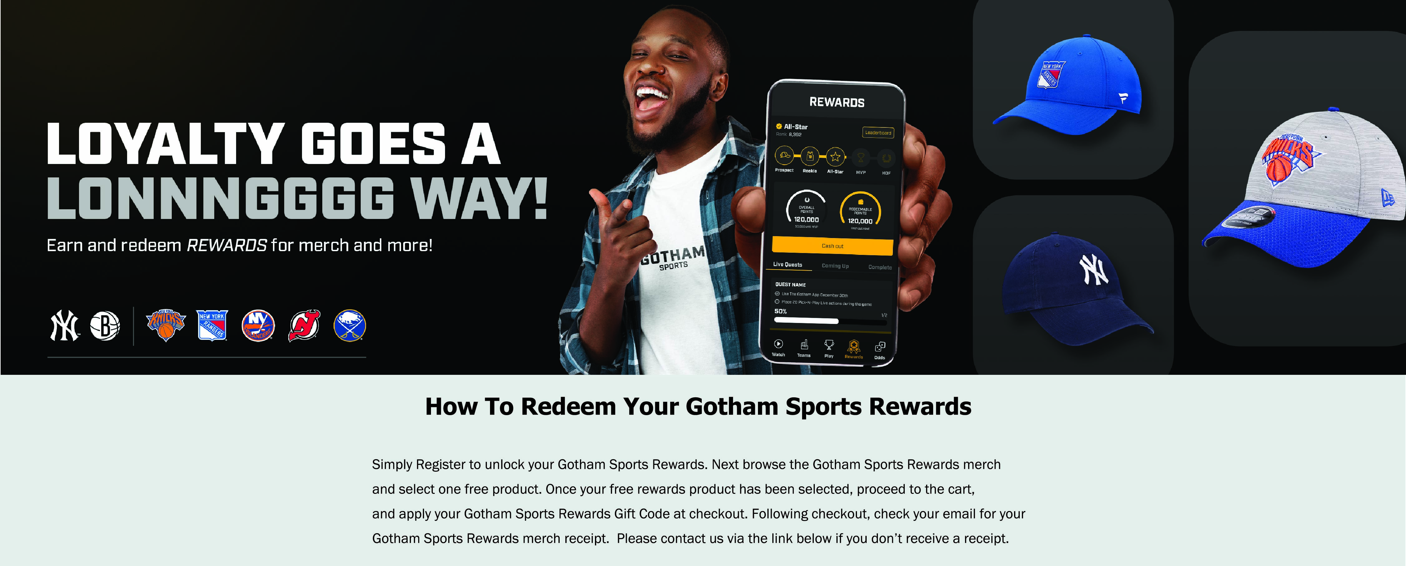 Gotham Rewards Store