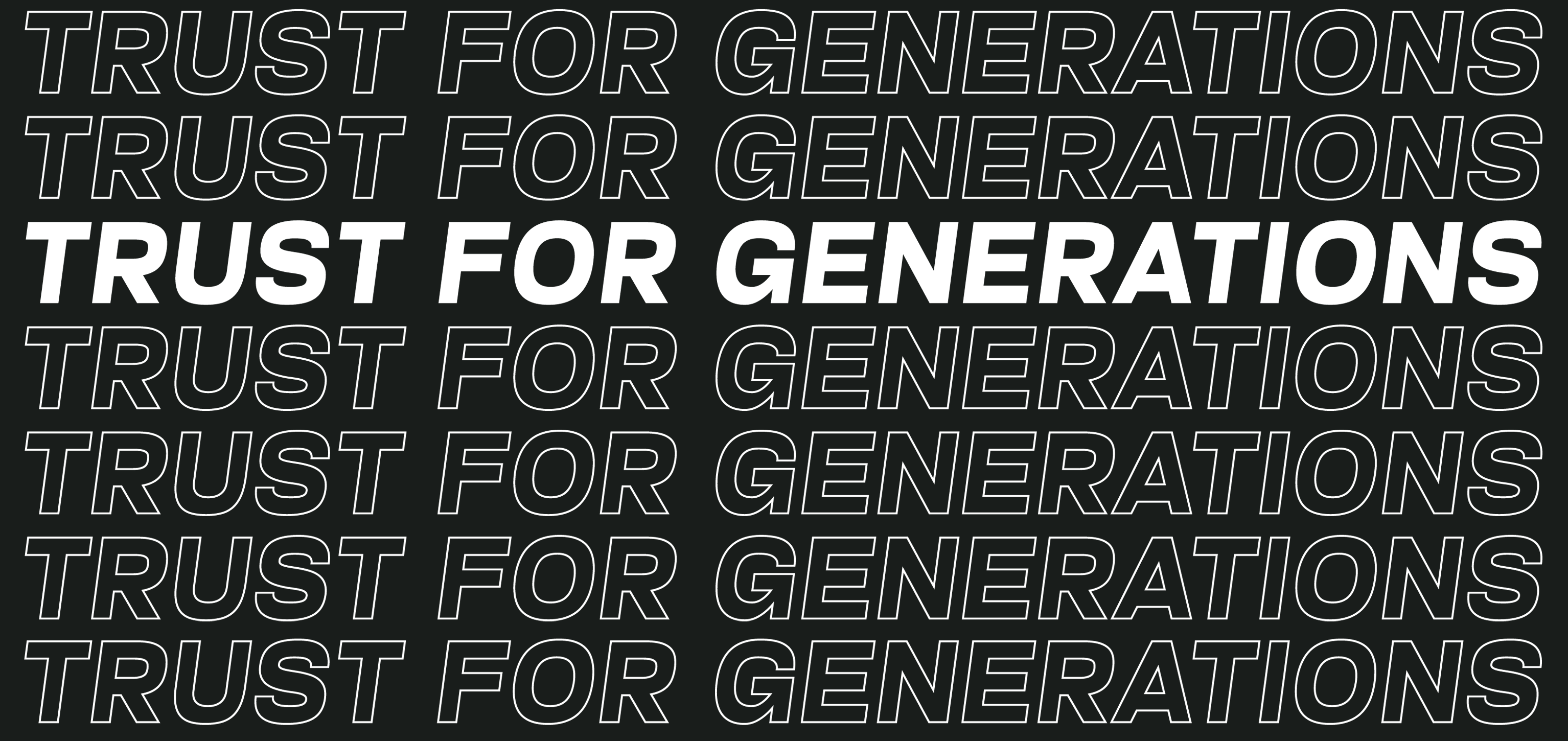 Trust For Generations Graphic