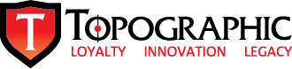Topographic logo