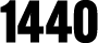 The 1440 Store footer logo