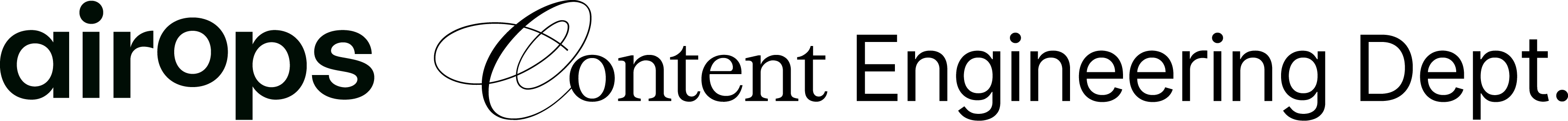 AirOps Content Engineering Dept. Store logo