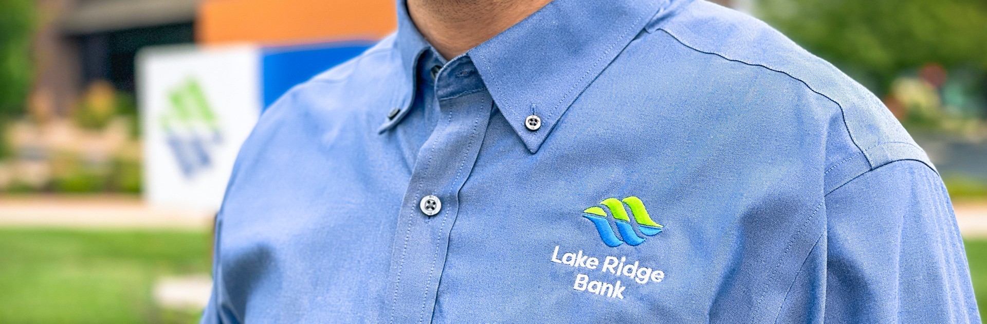 Lake Ridge Bank Embroidered Shirt