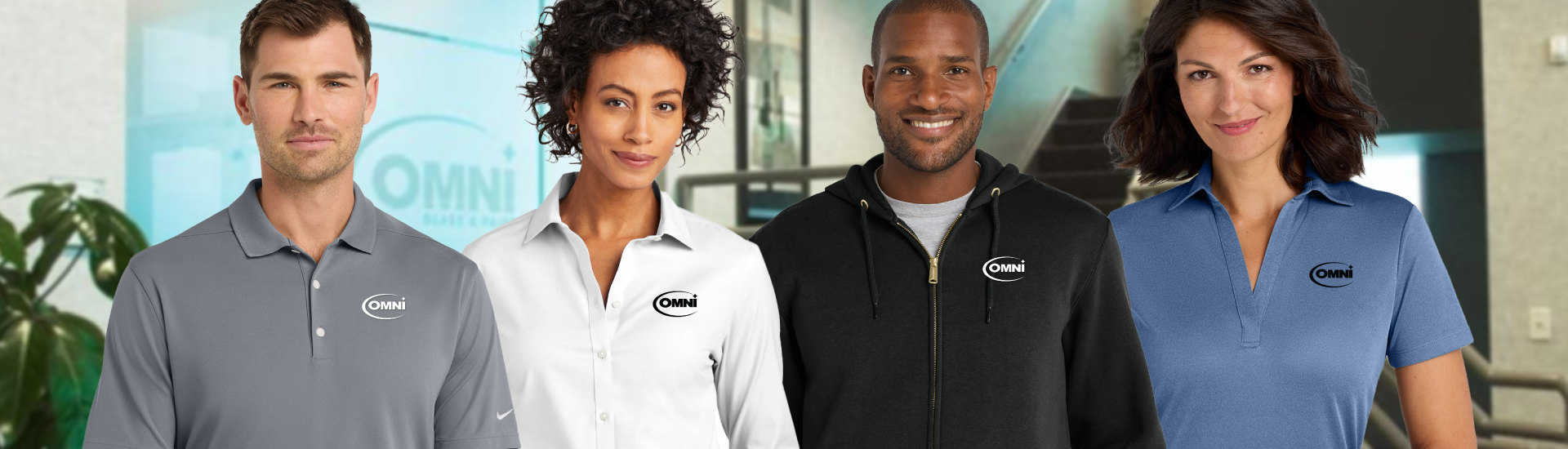 Welcome to our company apparel store! Log in and then select a category from the above menu bar.