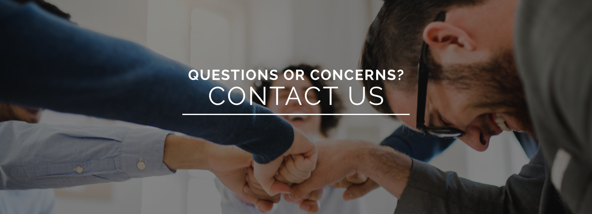 Questions or concerns? Contact us!