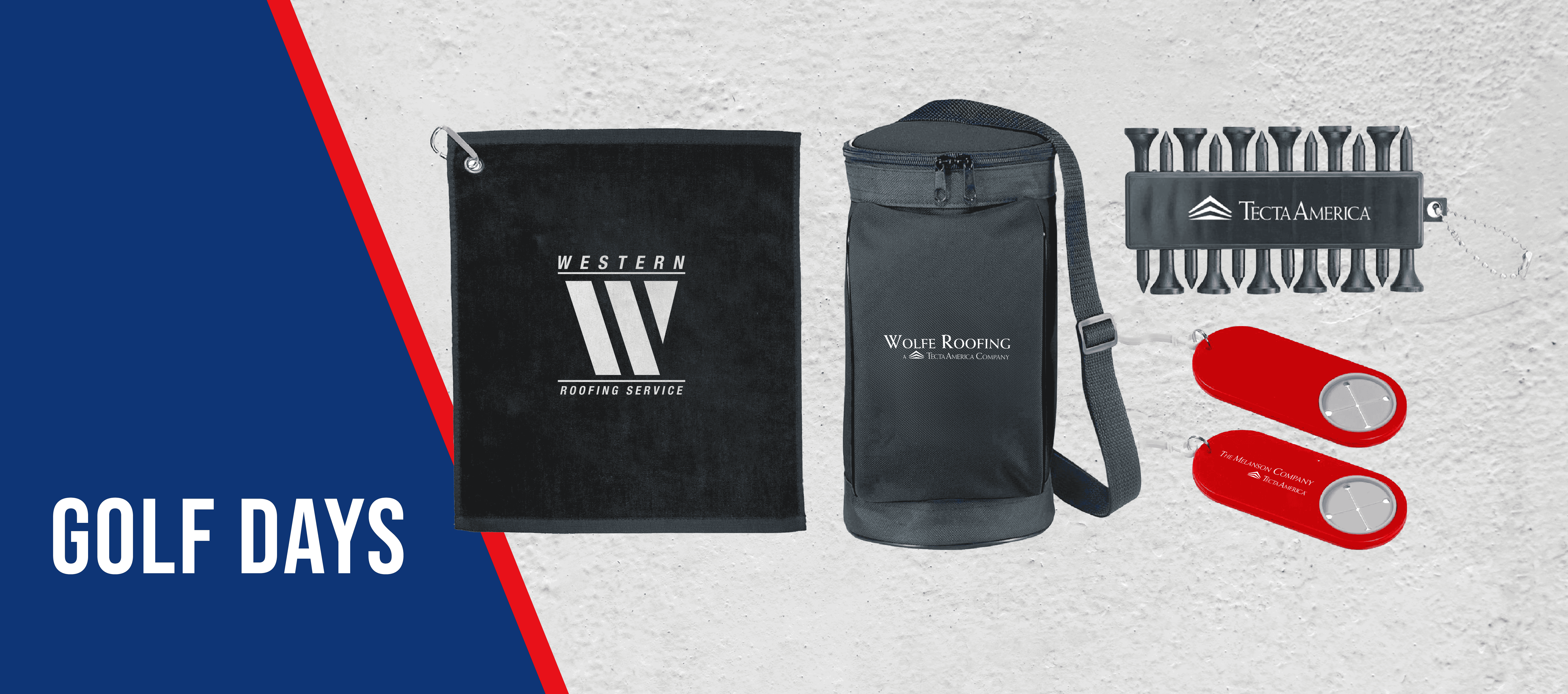 Golf Days (A towel, a cooler bag, golf tools, and a towel holder)