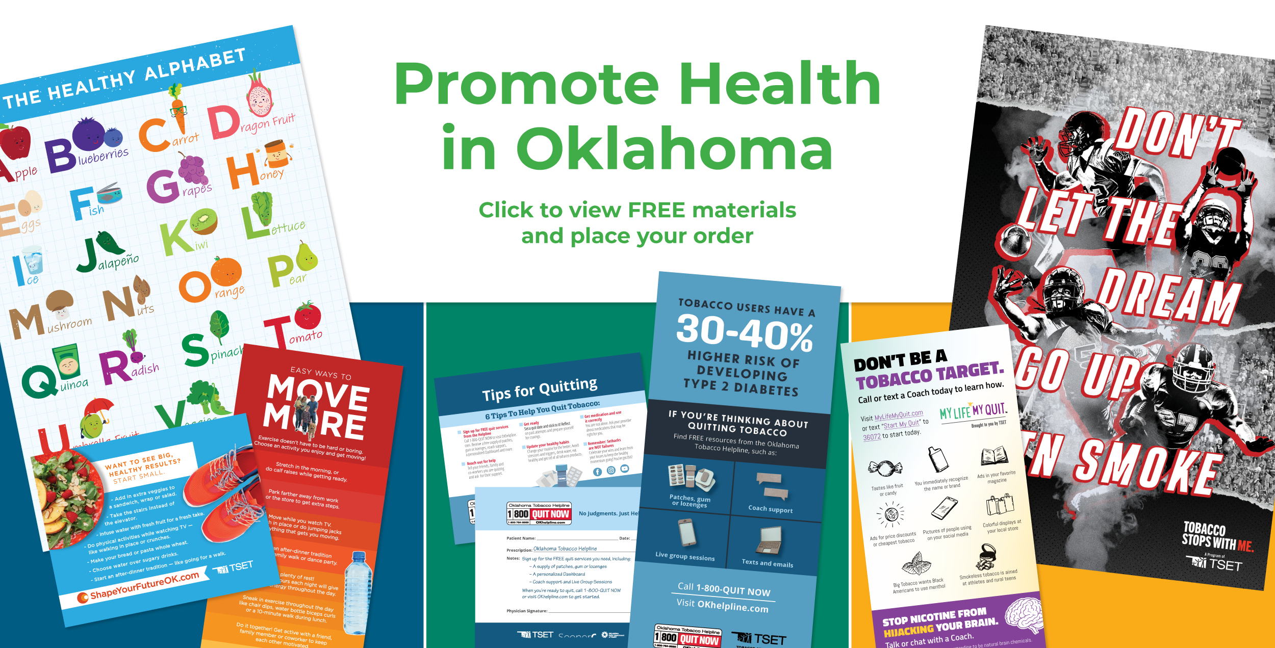 Click here to view FREE materials and place your order