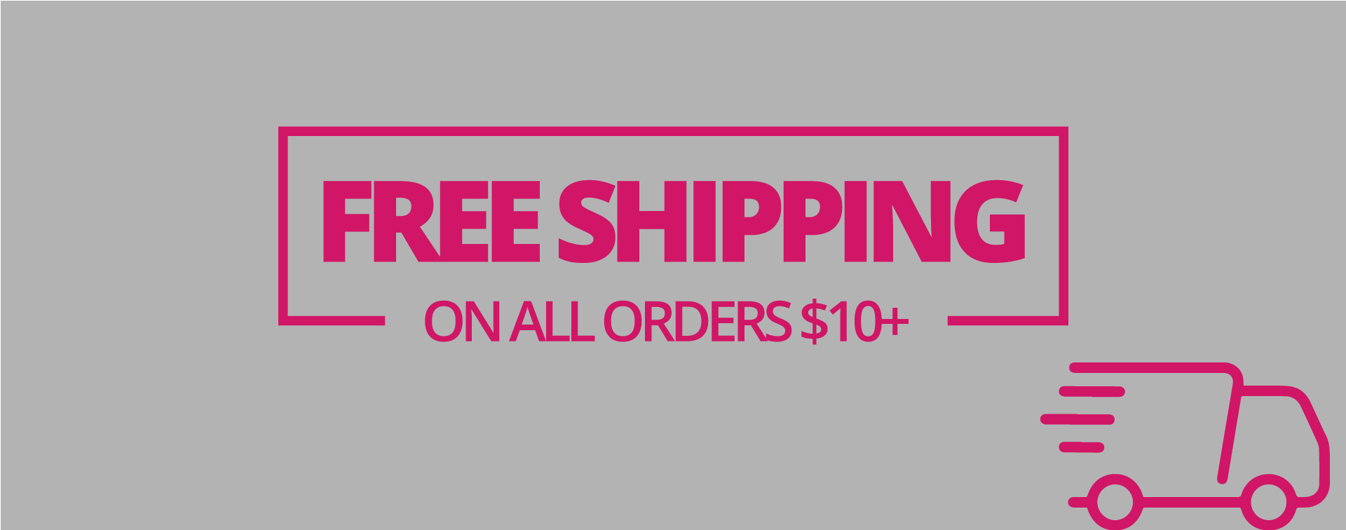 Free shipping on all ordes over $75!