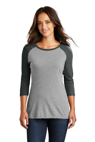 District ® Women’s Perfect Tri ® 3/4-Sleeve Raglan image thumbnail