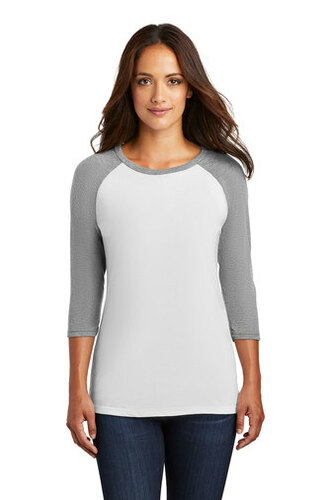 District ® Women’s Perfect Tri ® 3/4-Sleeve Raglan image thumbnail
