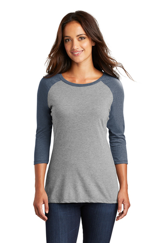 District ® Women’s Perfect Tri ® 3/4-Sleeve Raglan image thumbnail