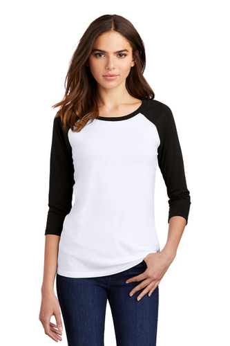 District ® Women’s Perfect Tri ® 3/4-Sleeve Raglan image thumbnail
