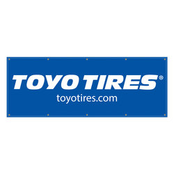 Image of 3' x 8' Toyo Tires Banner 