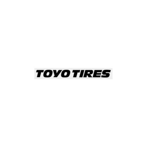 8" x 1" Toyo Tires Decal (Black) image thumbnail