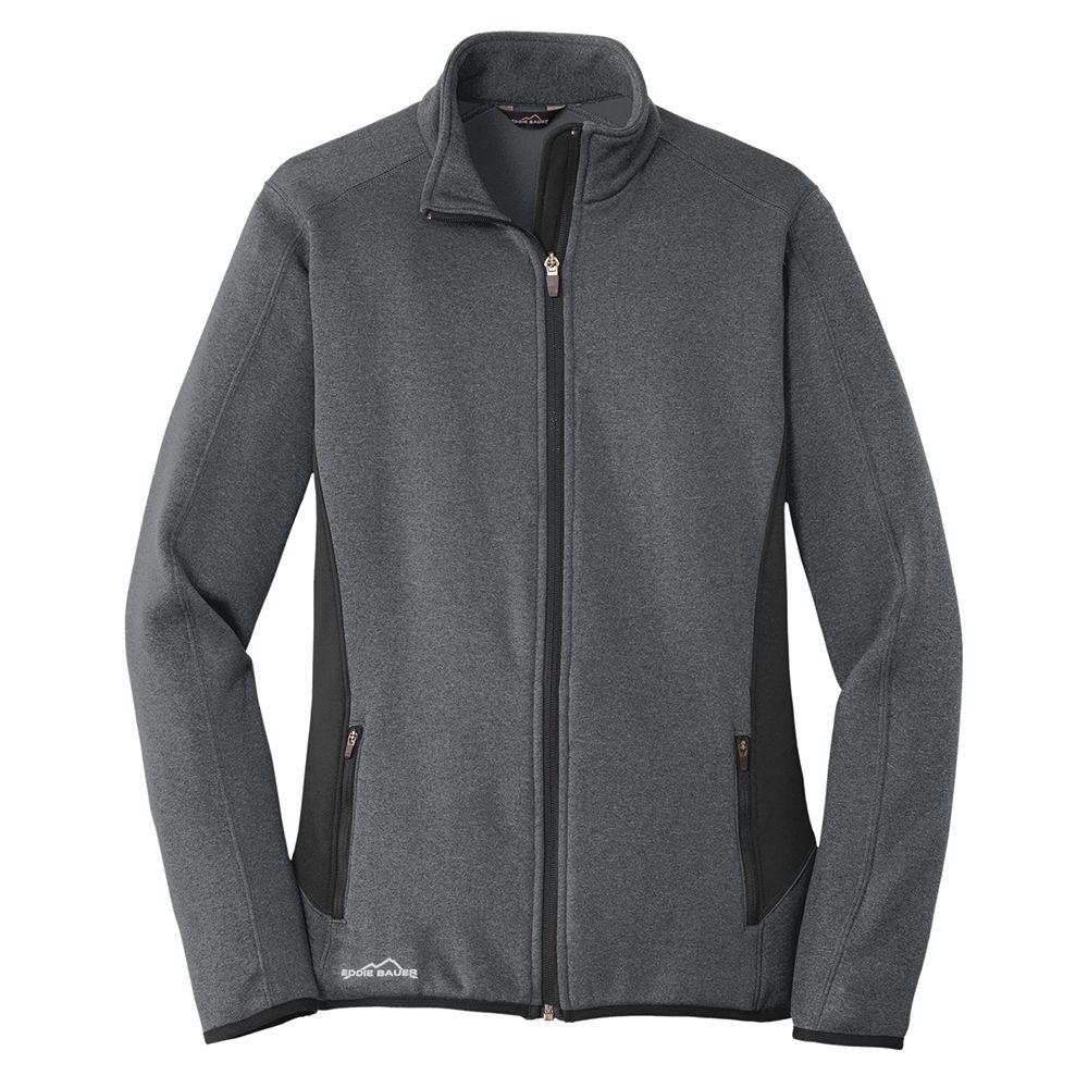 Eddie Bauer Ladies Full-Zip Heather Stretch Fleece Jacket primary image