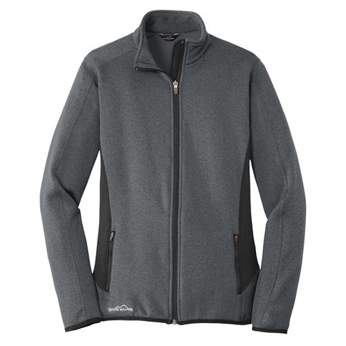 Eddie Bauer Ladies Full-Zip Heather Stretch Fleece Jacket image thumbnail
