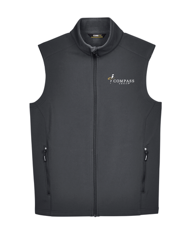 Core 365 Men's Cruise Two-Layer Fleece Bonded Soft Shell Vest image thumbnail