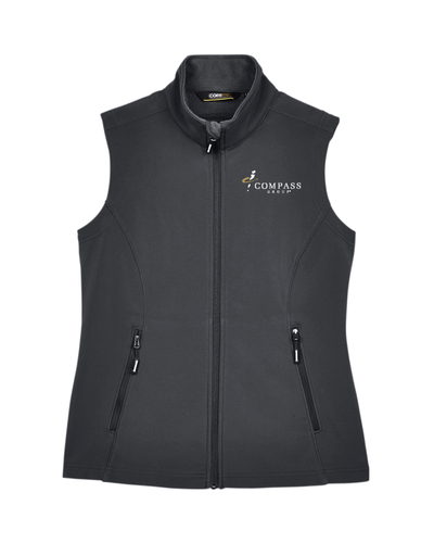 Core 365 Ladies' Cruise Two-Layer Fleece Bonded Soft Shell Vest image thumbnail