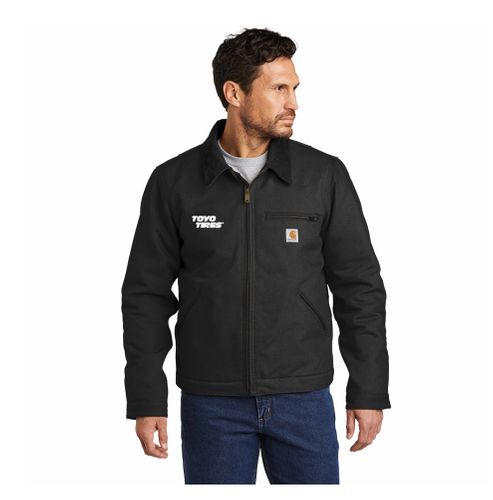 Carhartt Duck Detroit Jacket (Black) image thumbnail