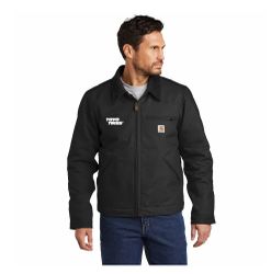 Image of Carhartt Duck Detroit Jacket (Black)