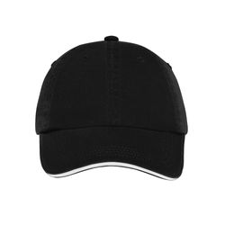 Image of Port Authority Sandwich Bill Cap with Striped Closure