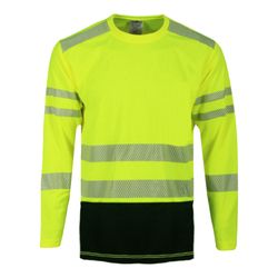 Image of Arborwear Premium Shade 2-Tone Long Sleeve T-Shirt HVSA Class 3