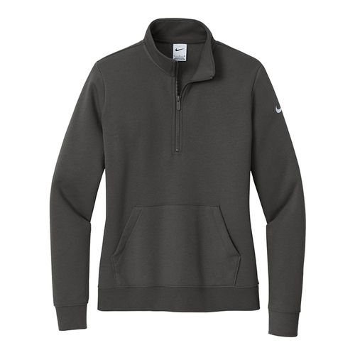 Nike Women's Club Fleece Sleeve Swoosh 1/2-Zip image thumbnail