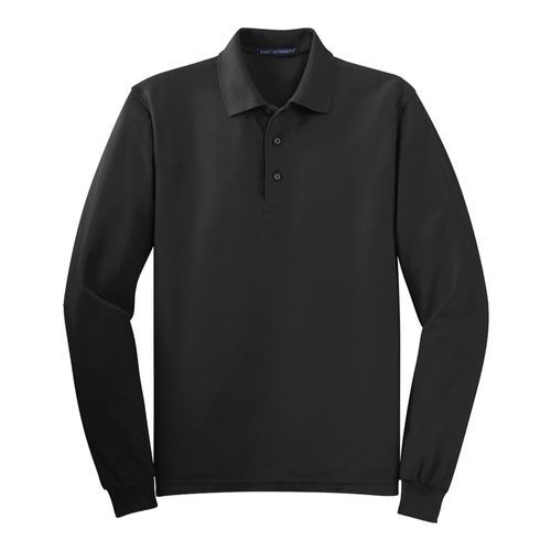 Port Authority Silk Touch Long Sleeve Polo image thumbnail