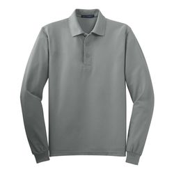 Image of Port Authority Silk Touch Long Sleeve Polo