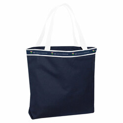 Image of Canvas Tote Bag - Navy/White - School of Medicine
