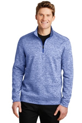 Sport-Tek® PosiCharge® Electric Heather Fleece 1/4-Zip Pullover image thumbnail