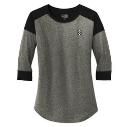 Image of SIS40 Ladies Heritage 3/4 Sleeve Baseball Tee