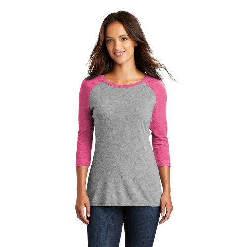 District ® Women’s Perfect Tri ® 3/4-Sleeve Raglan image thumbnail