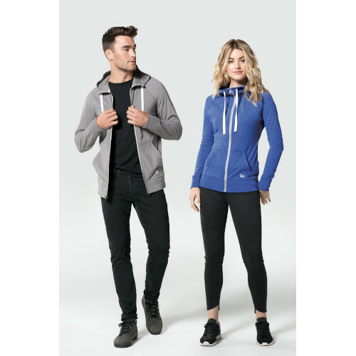 New Era® Ladies Sueded Cotton Blend Full-Zip Hoodie image thumbnail