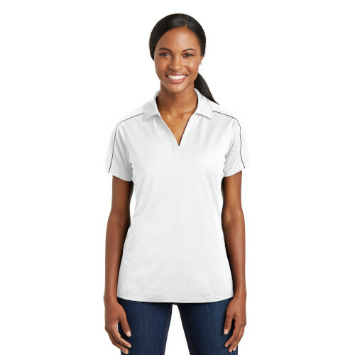 Sport-Tek® Ladies Micropique Sport-Wick® Piped Polo image thumbnail